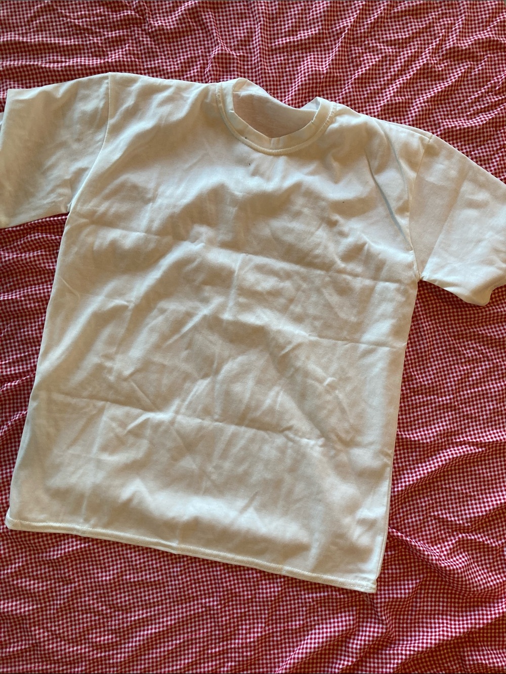 Gildan Women's White Short Sleeve Crew T-Shirt